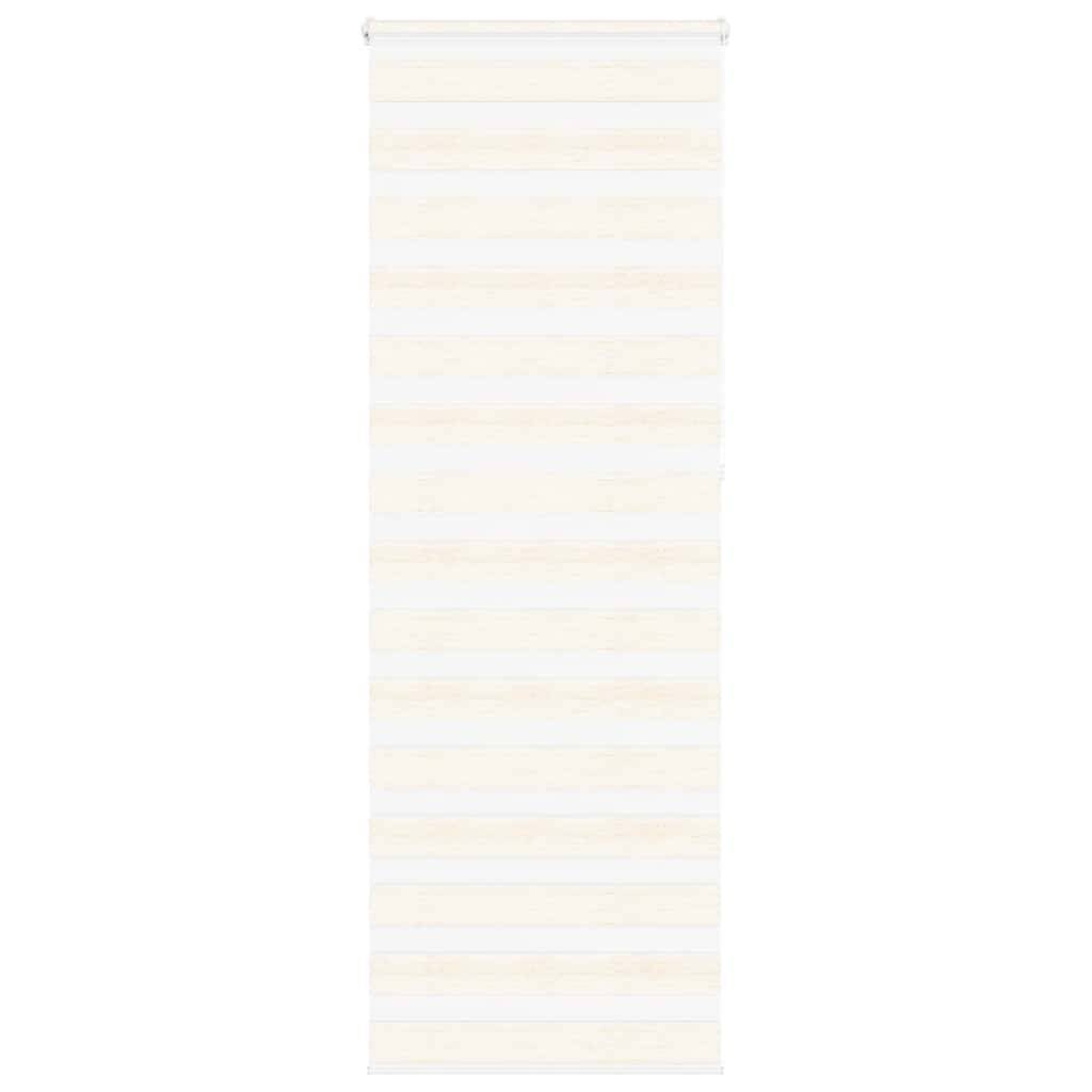vidaXL Zebrarollo Marmorbeige 75x230 cm Stoffbreite 70,9 cm Polyester