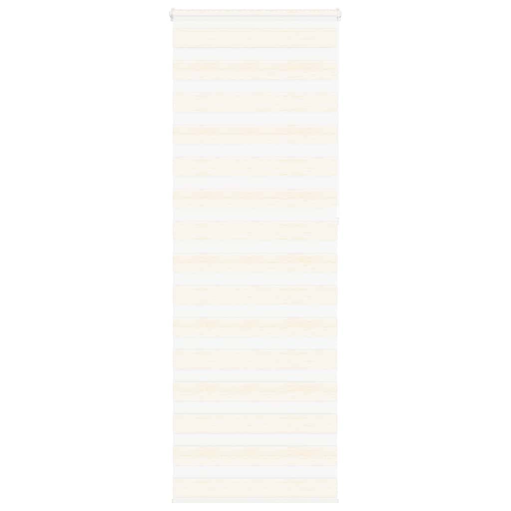 vidaXL Zebrarollo Marmorbeige 80x230 cm Stoffbreite 75,9 cm Polyester