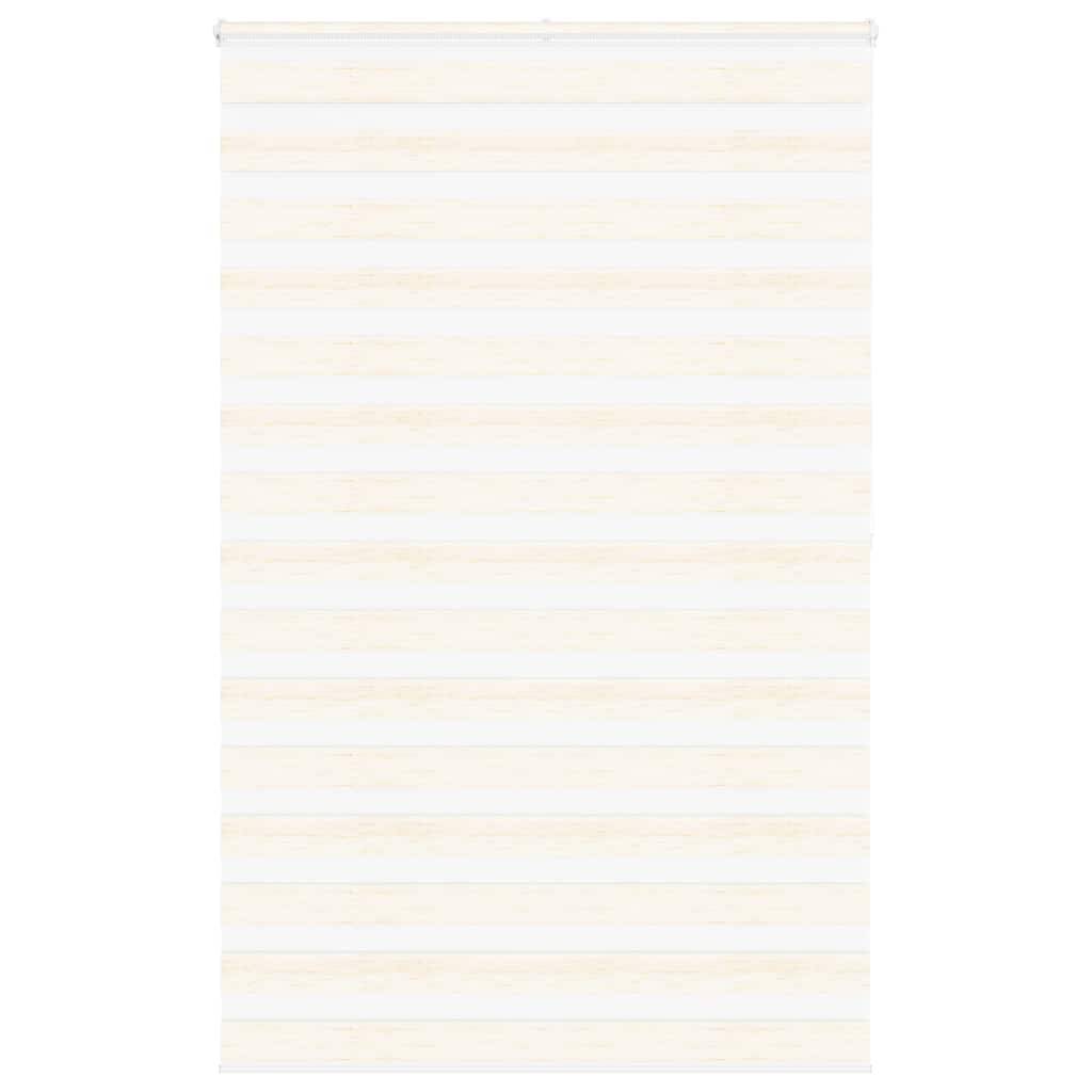 vidaXL Zebrarollo Marmorbeige 145x200cm Stoffbreite 140,9 cm Polyester