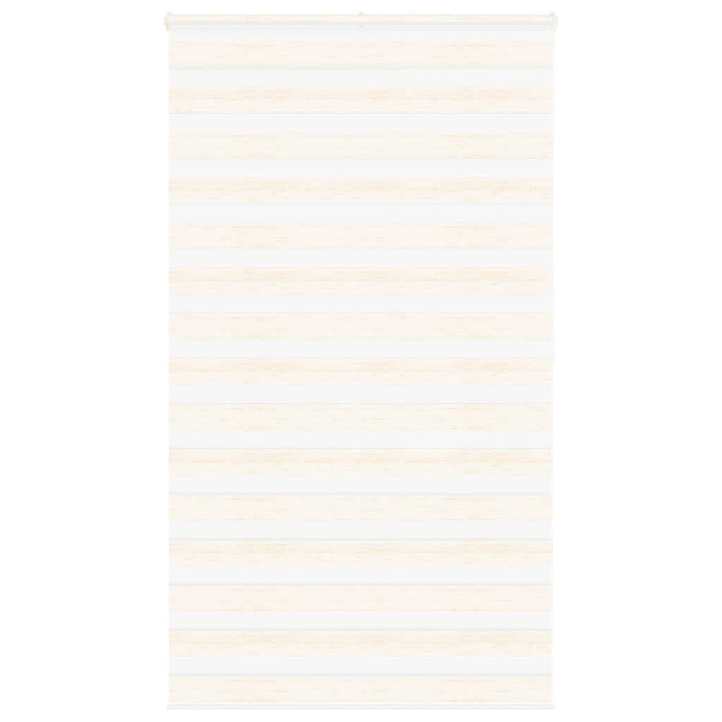 vidaXL Zebrarollo Marmorbeige 135x200cm Stoffbreite 130,9 cm Polyester