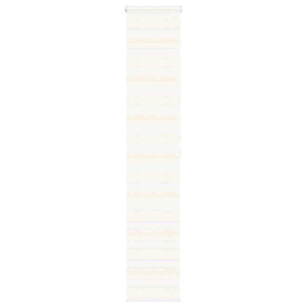vidaXL Zebrarollo Marmorbeige 40x200 cm Stoffbreite 35,9 cm Polyester