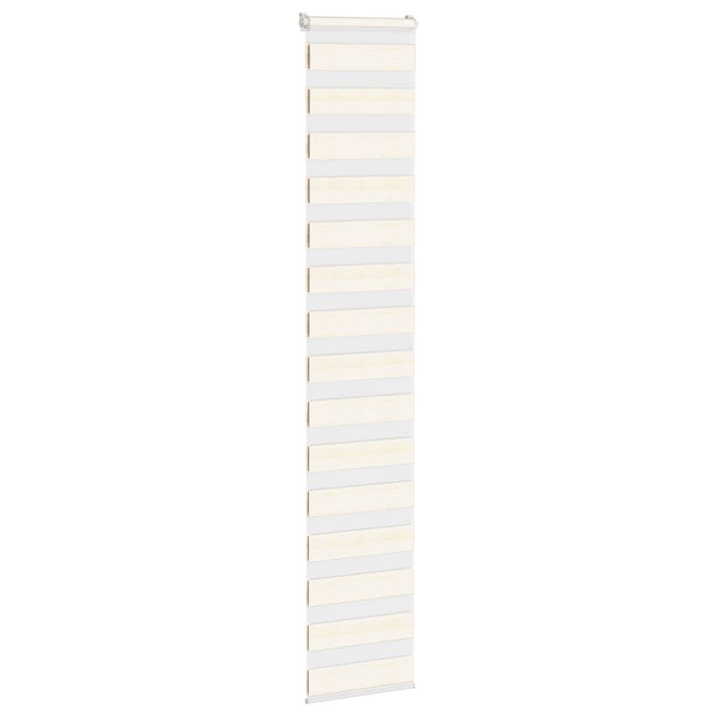 vidaXL Zebrarollo Marmorbeige 45x200 cm Stoffbreite 40,9 cm Polyester