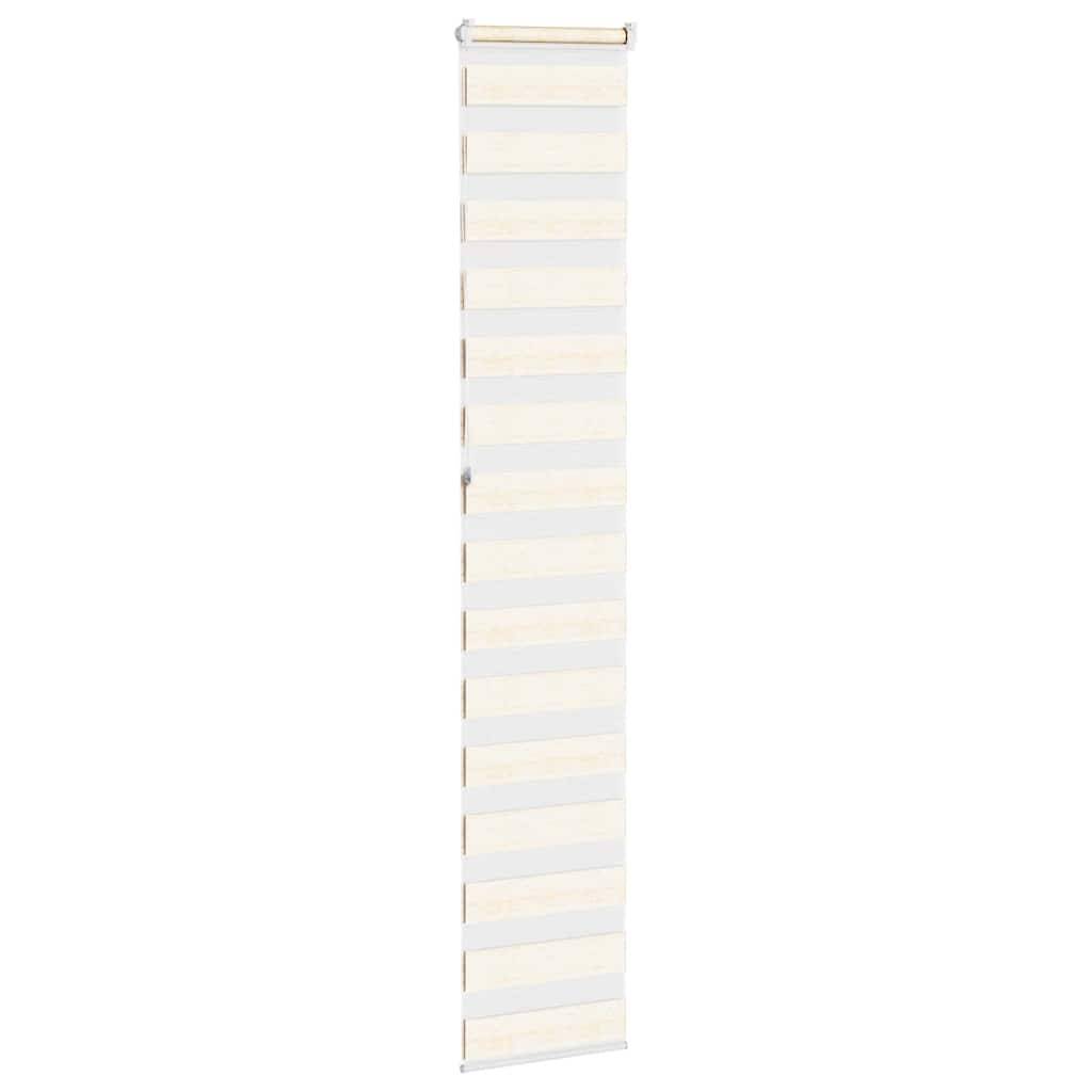 vidaXL Zebrarollo Marmorbeige 45x230 cm Stoffbreite 40,9 cm Polyester