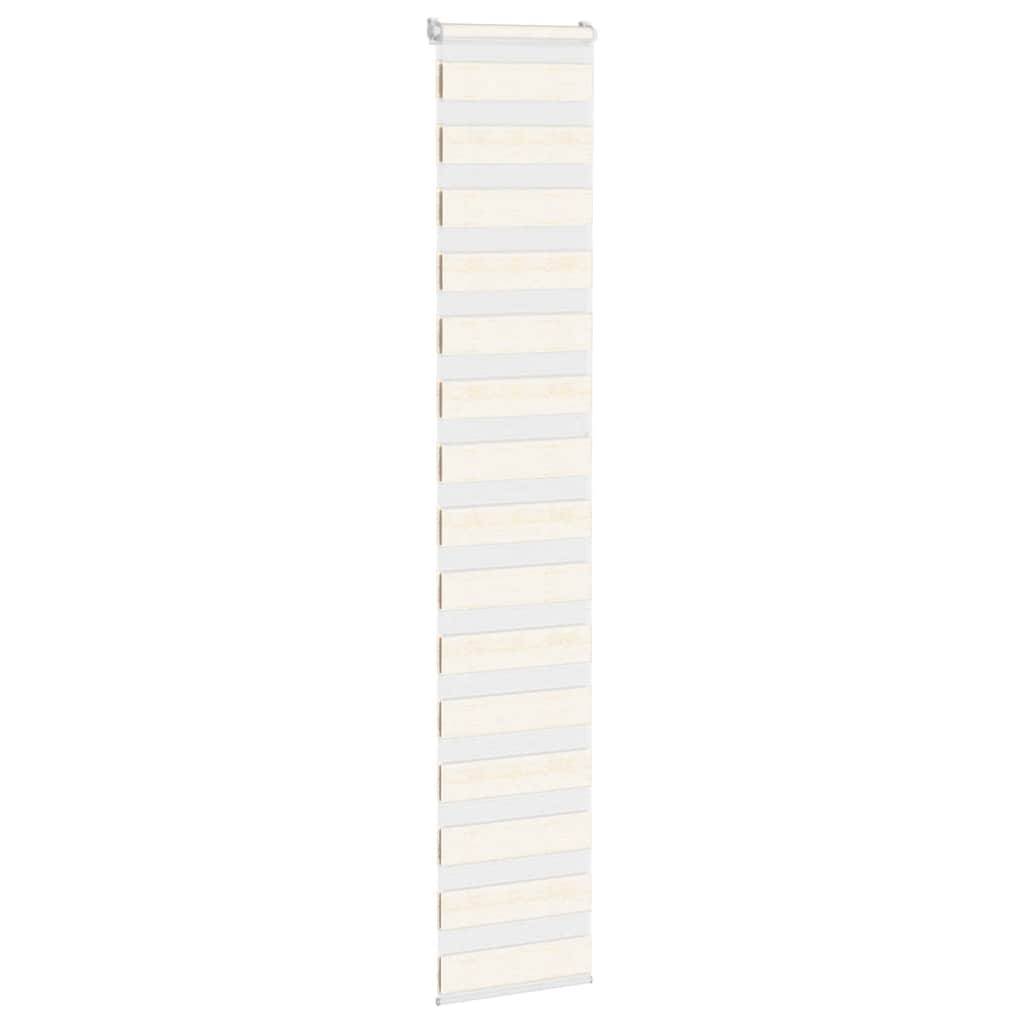 vidaXL Zebrarollo Marmorbeige 45x230 cm Stoffbreite 40,9 cm Polyester