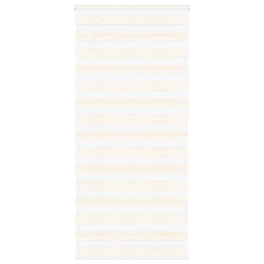 vidaXL Zebrarollo Marmorbeige 100x230 cm Stoffbreite 95,9 cm Polyester