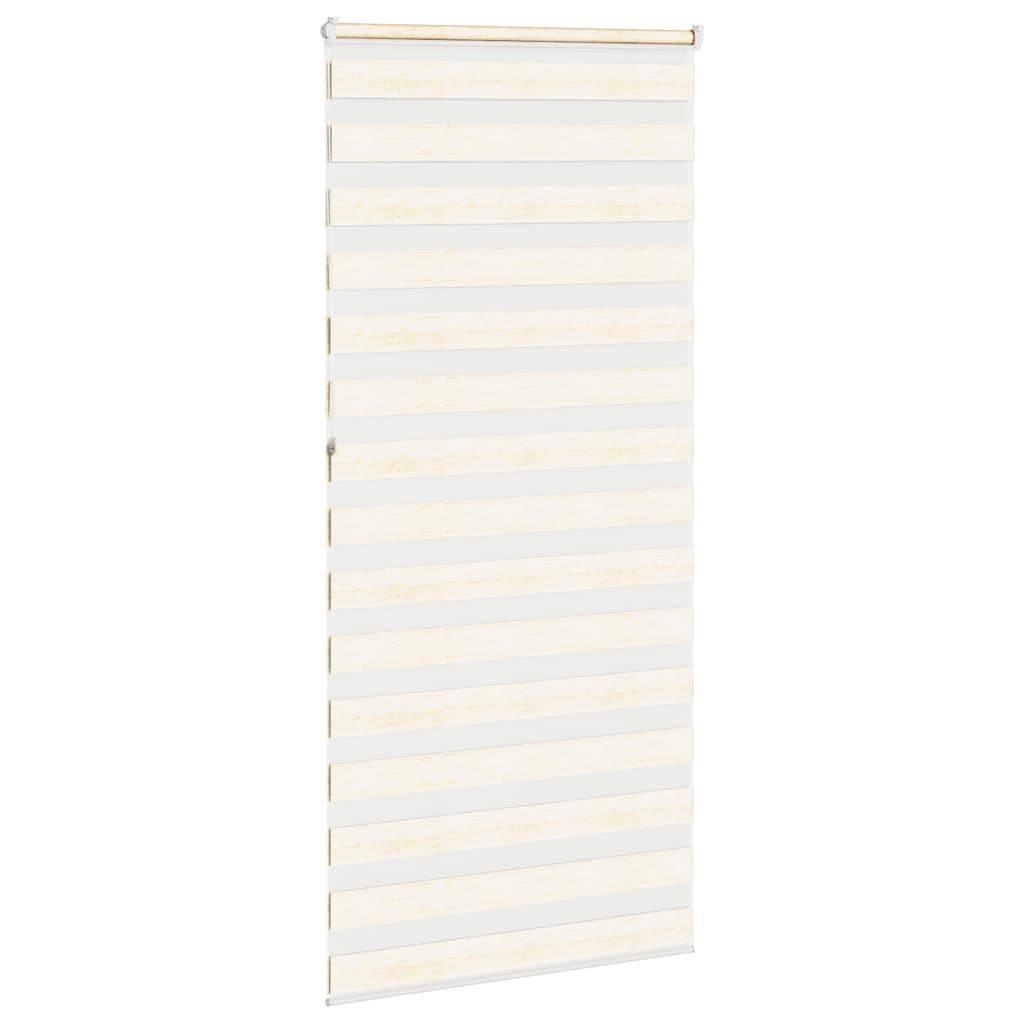 vidaXL Zebrarollo Marmorbeige 100x230 cm Stoffbreite 95,9 cm Polyester