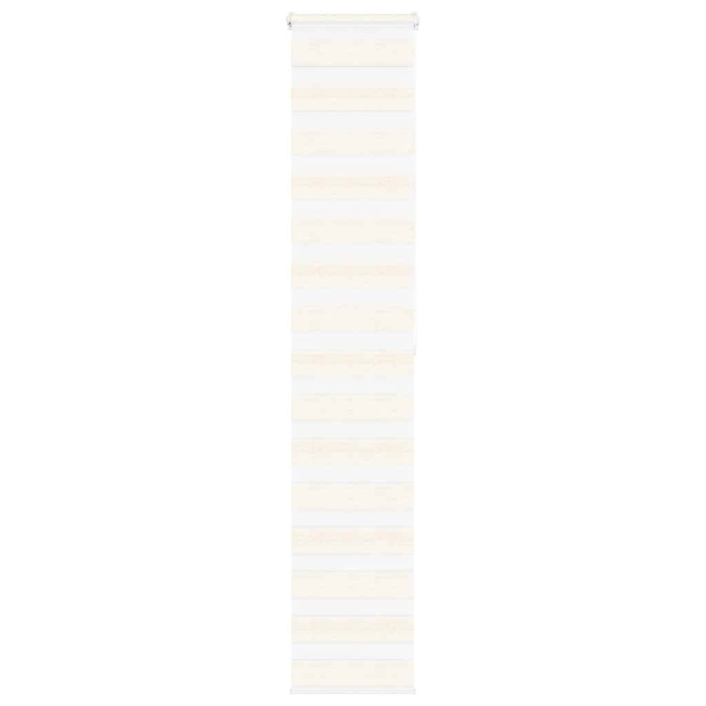 vidaXL Zebrarollo Marmorbeige 50x200 cm Stoffbreite 45,9 cm Polyester