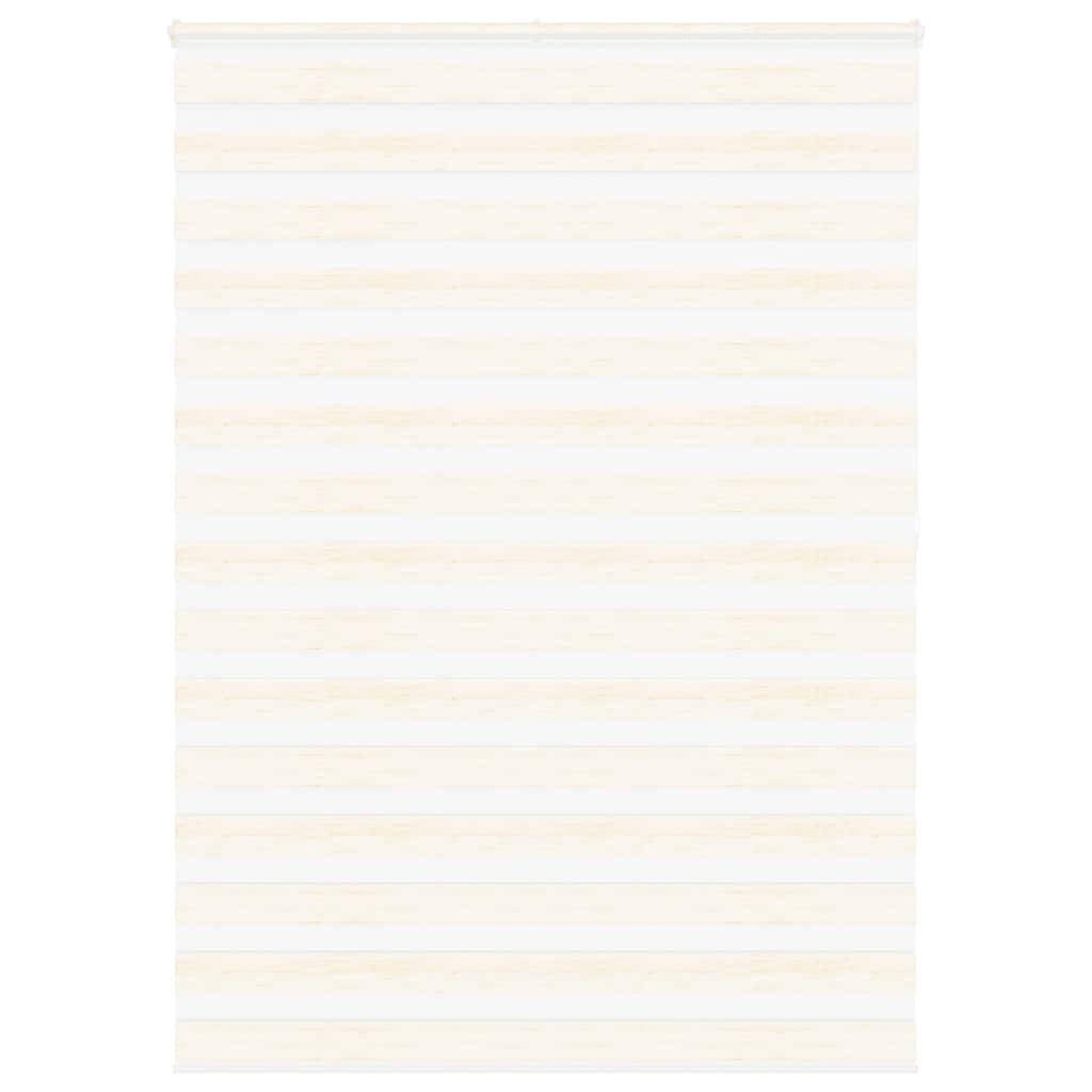vidaXL Zebrarollo Marmorbeige 165x200cm Stoffbreite 160,9 cm Polyester