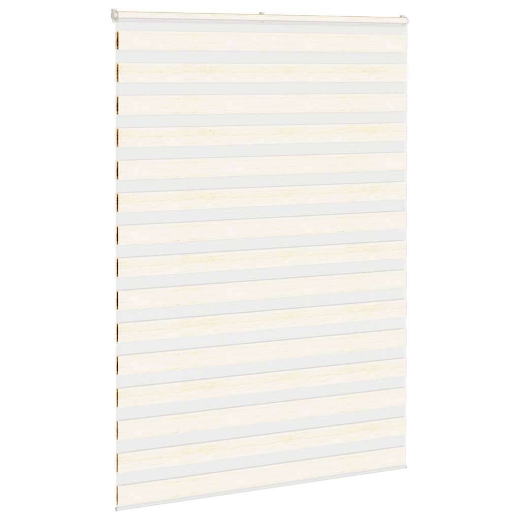 vidaXL Zebrarollo Marmorbeige 155x230cm Stoffbreite 150,9 cm Polyester