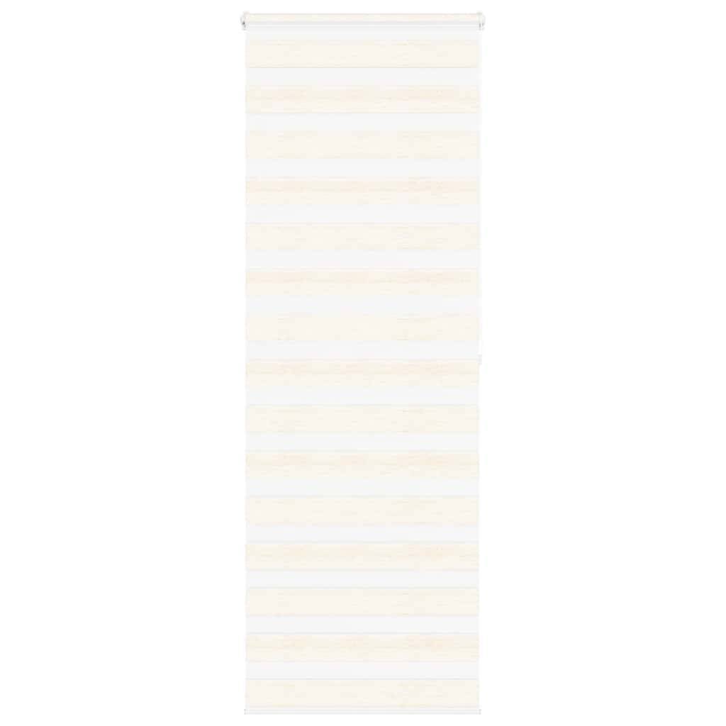 vidaXL Zebrarollo Marmorbeige 90x200 cm Stoffbreite 85,9 cm Polyester