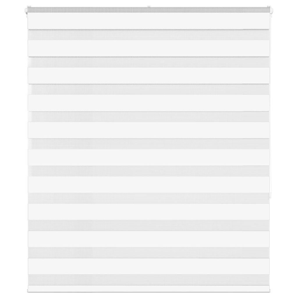 vidaXL Zebrarollo Weiß 120x150 cm Stoffbreite 115,9 cm Polyester
