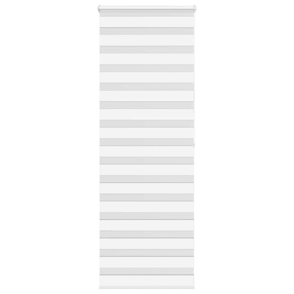 vidaXL Zebrarollo Weiß 90x200 cm Stoffbreite 85,9 cm Polyester