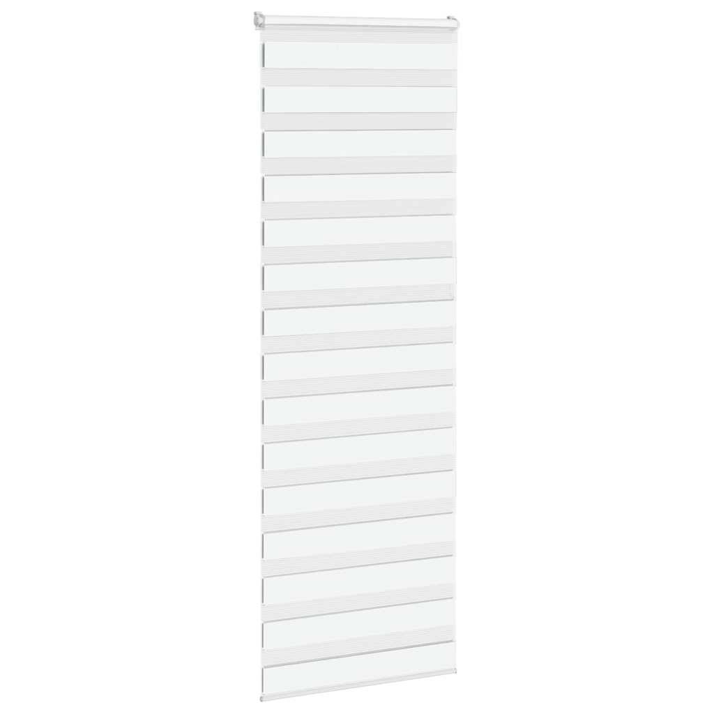 vidaXL Zebrarollo Weiß 90x230 cm Stoffbreite 85,9 cm Polyester