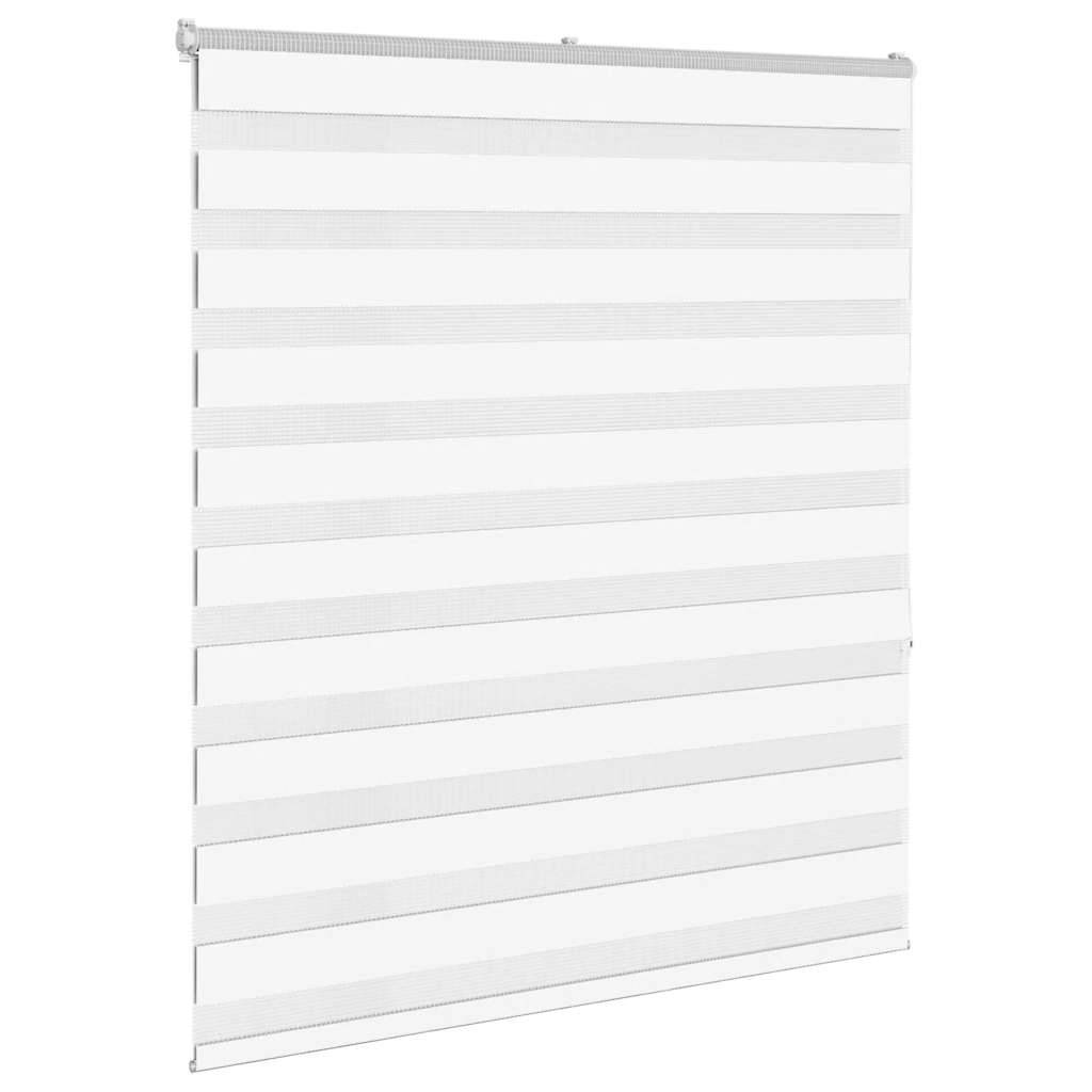 vidaXL Zebrarollo Weiß 120x150 cm Stoffbreite 115,9 cm Polyester