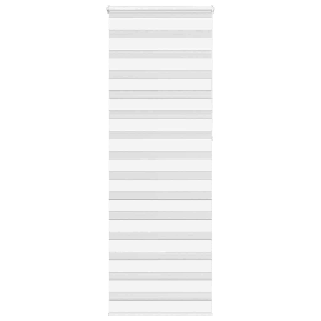 vidaXL Zebrarollo Weiß 90x230 cm Stoffbreite 85,9 cm Polyester