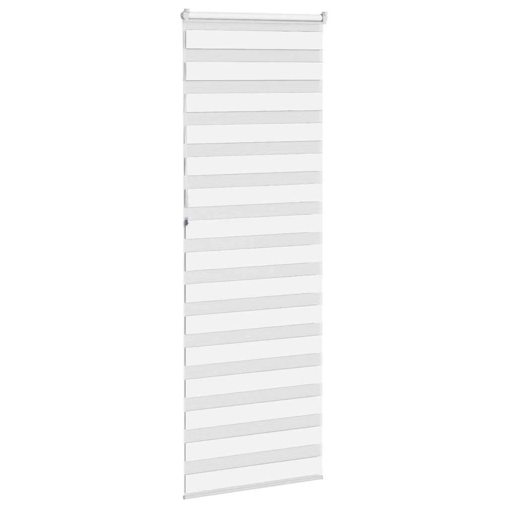 vidaXL Zebrarollo Weiß 90x230 cm Stoffbreite 85,9 cm Polyester