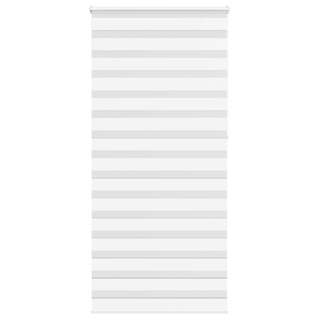 vidaXL Zebrarollo Weiß 105x230 cm Stoffbreite 100,9 cm Polyester
