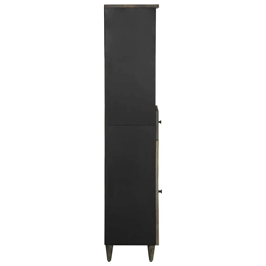 vidaXL Badschrank 38x33x160 cm Massivholz Mango