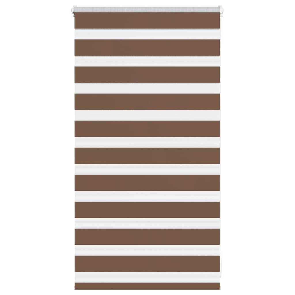 vidaXL Zebrarollo Braun 70x100 cm Stoffbreite 65,9 cm Polyester
