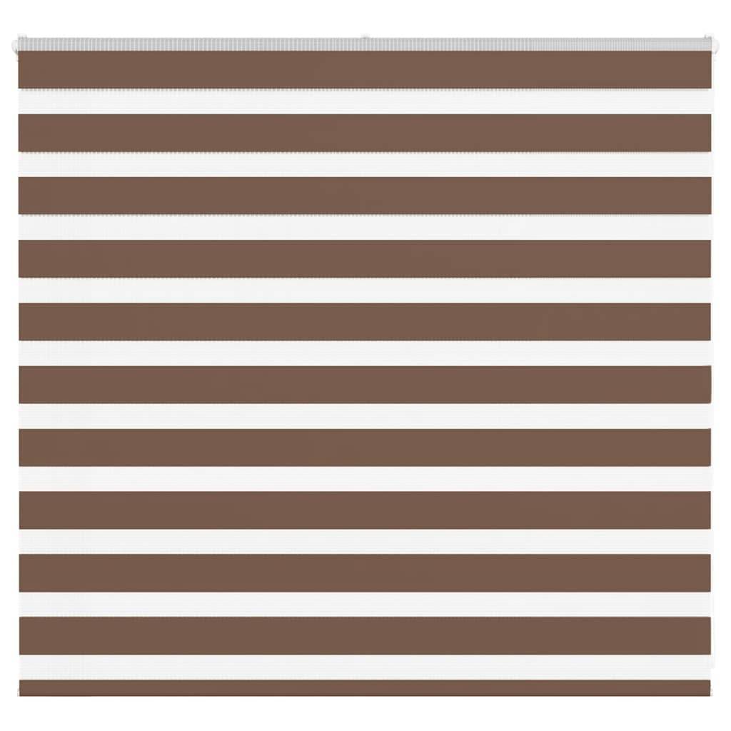vidaXL Zebrarollo Braun 165x100 cm Stoffbreite 160,9 cm Polyester