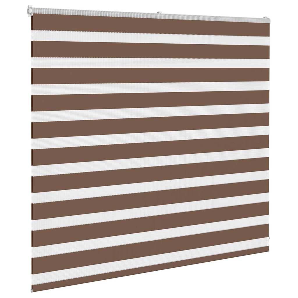 vidaXL Zebrarollo Braun 165x100 cm Stoffbreite 160,9 cm Polyester
