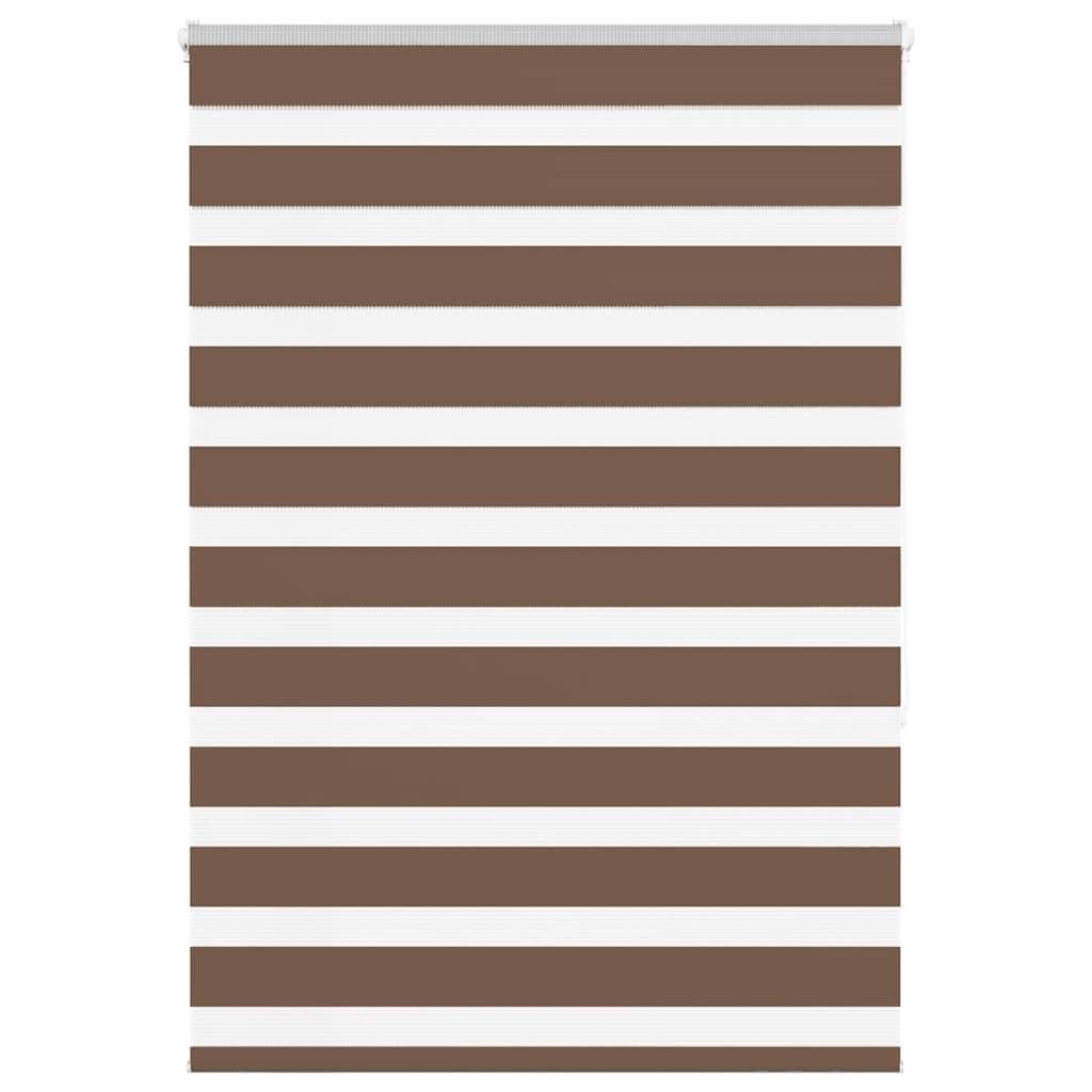 vidaXL Zebrarollo Braun 110x150 cm Stoffbreite 105,9 cm Polyester
