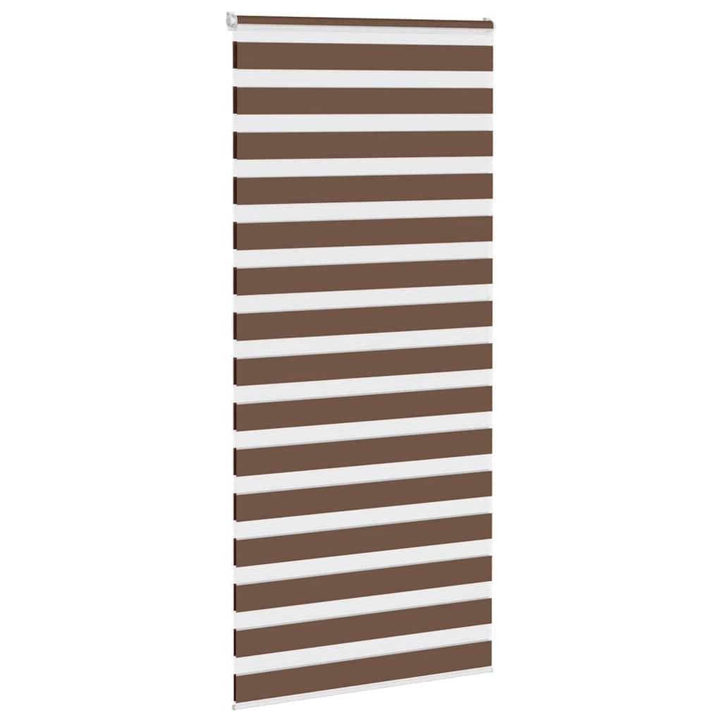 vidaXL Zebrarollo Braun 105x200 cm Stoffbreite 100,9 cm Polyester