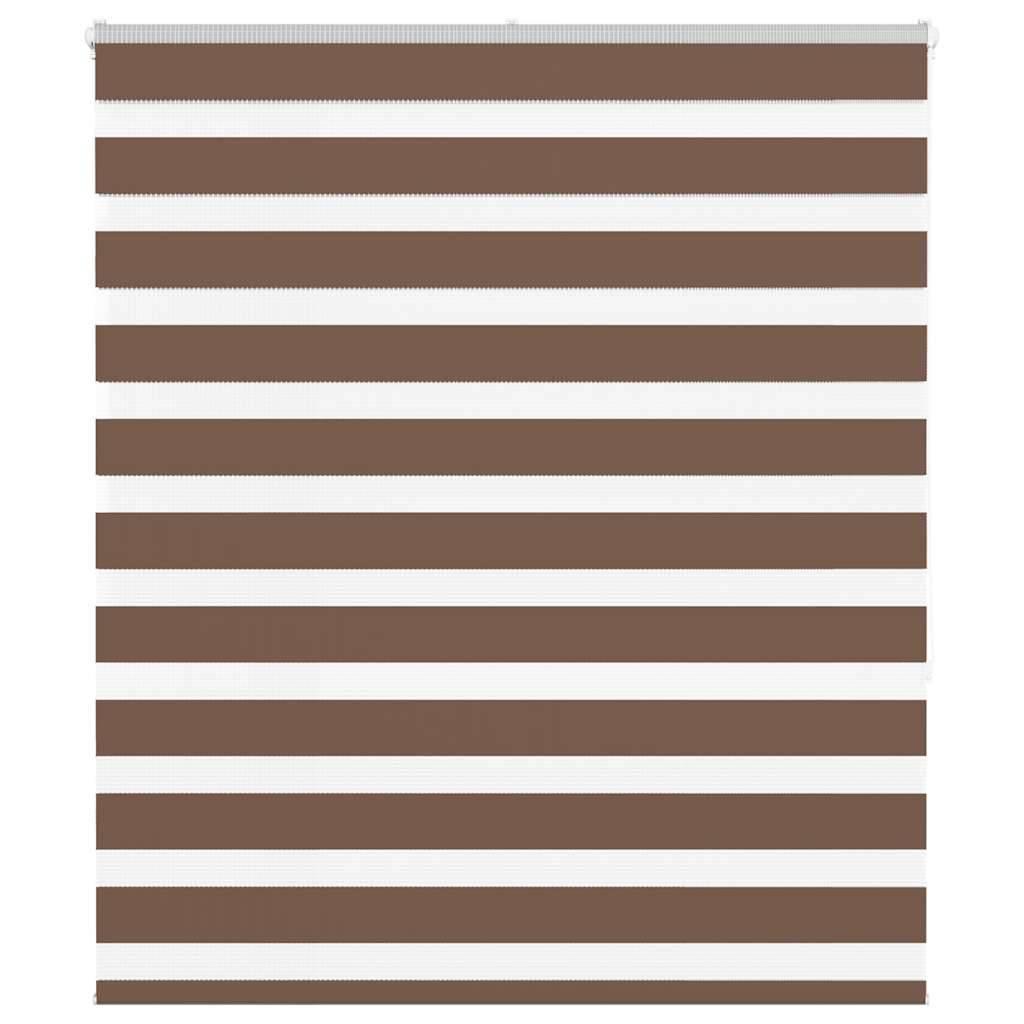 vidaXL Zebrarollo Braun 135x150 cm Stoffbreite 130,9 cm Polyester