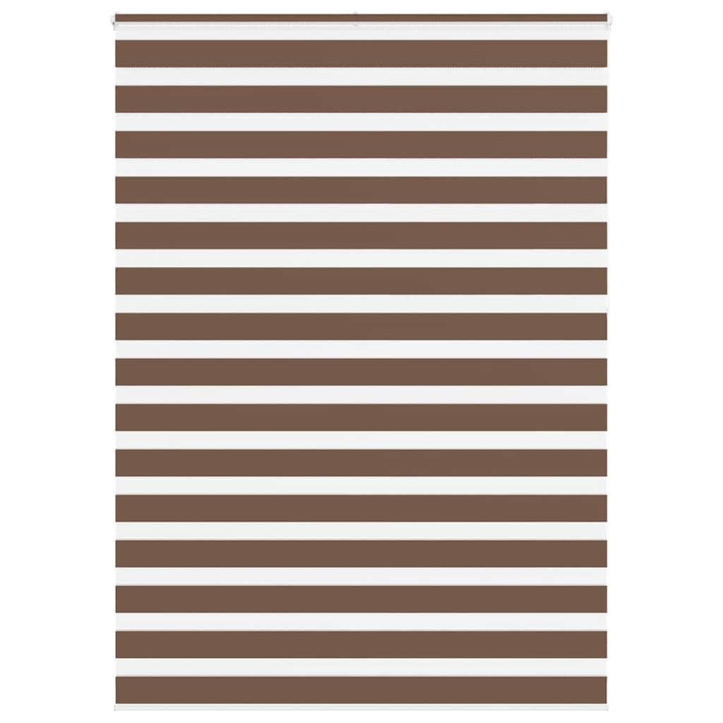 vidaXL Zebrarollo Braun 160x230 cm Stoffbreite 155,9 cm Polyester