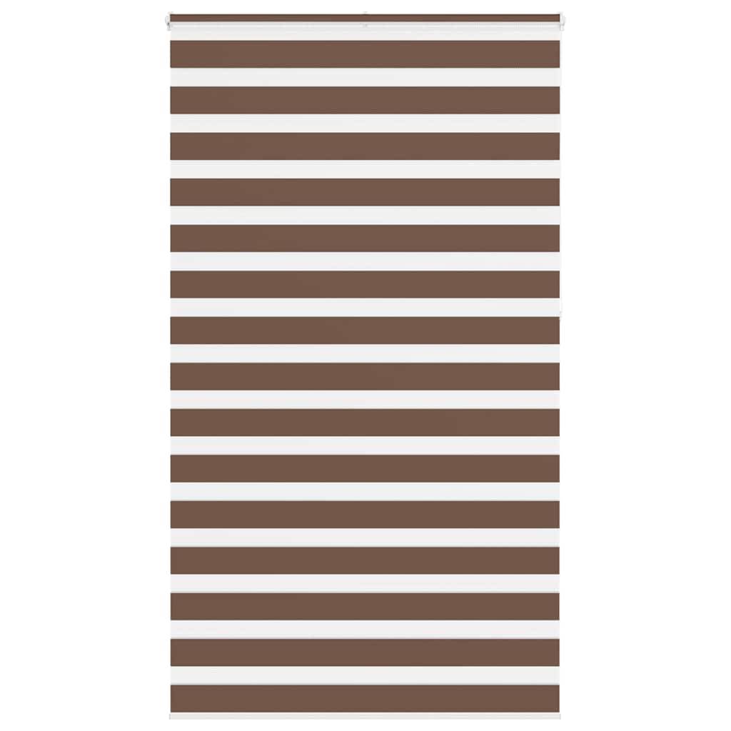 vidaXL Zebrarollo Braun 135x230 cm Stoffbreite 130,9 cm Polyester