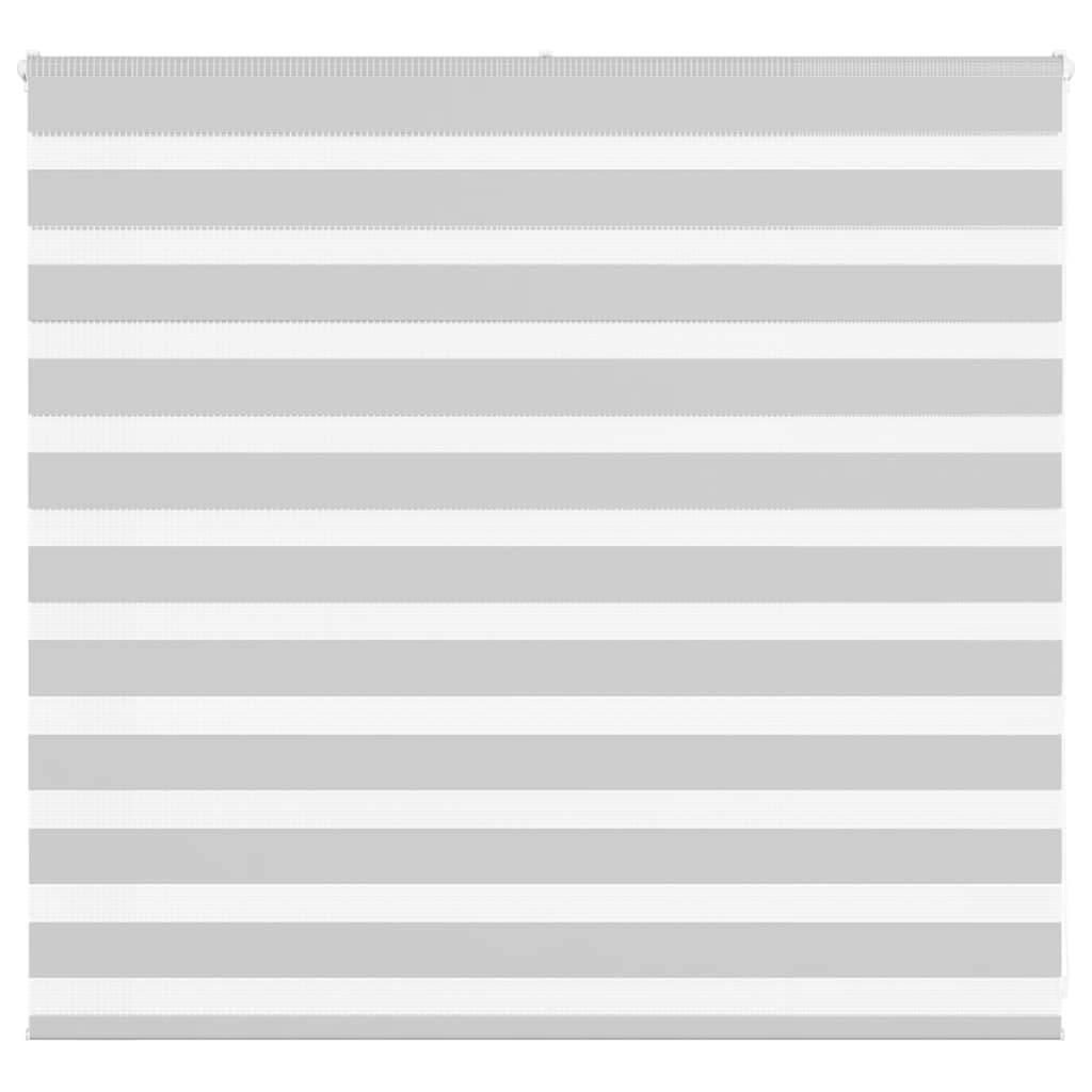 vidaXL Zebrarollo Hellgrau 160x100 cm Stoffbreite 155,9 cm Polyester