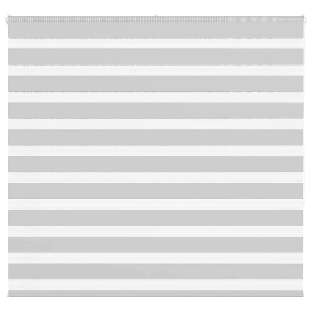vidaXL Zebrarollo Hellgrau 165x150 cm Stoffbreite 160,9 cm Polyester