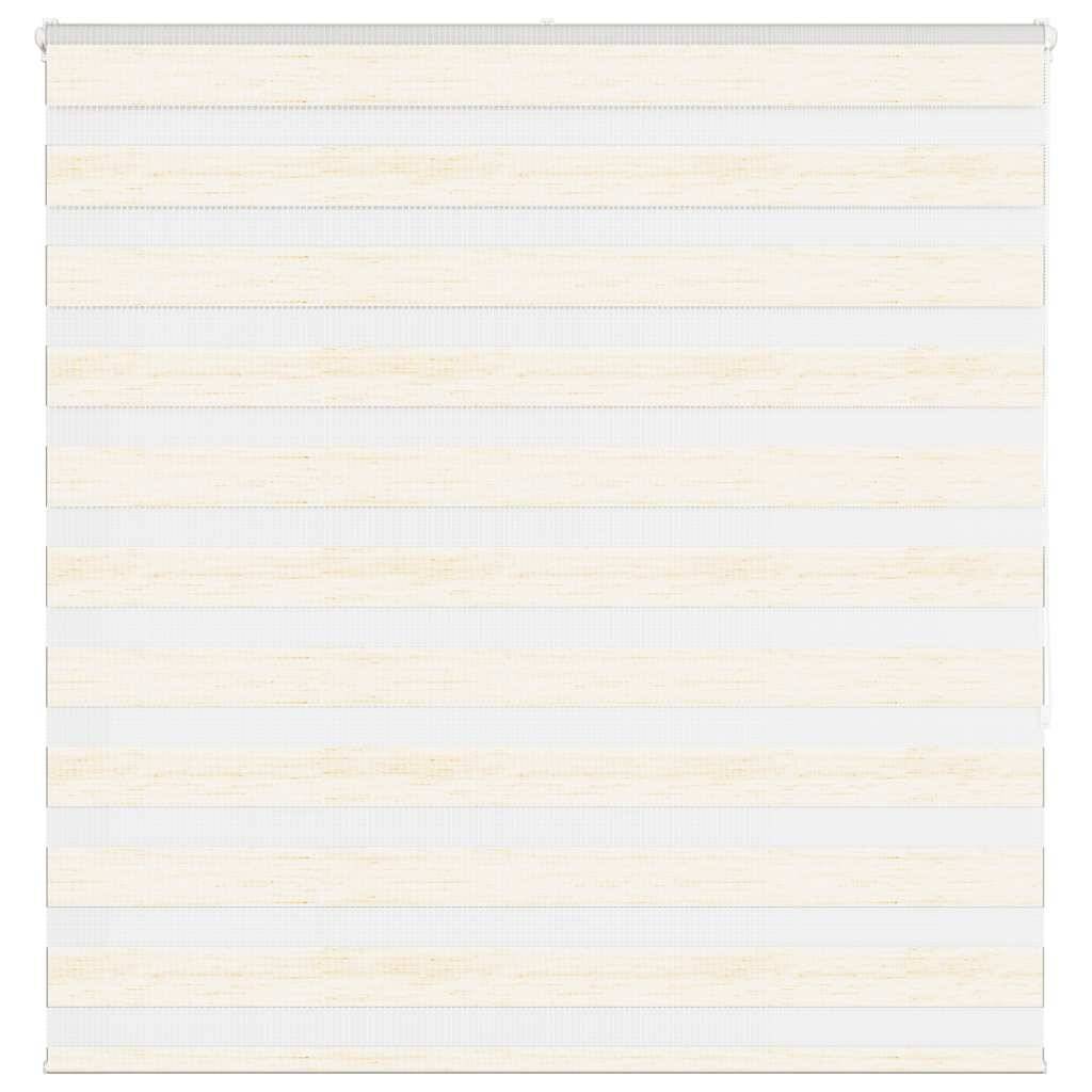 vidaXL Zebrarollo Marmorbeige 150x150cm Stoffbreite 145,9 cm Polyester