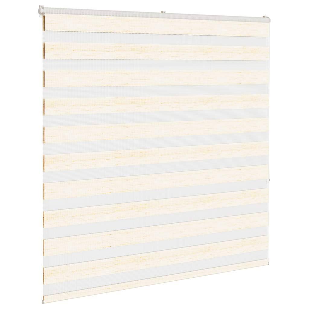 vidaXL Zebrarollo Marmorbeige 140x150cm Stoffbreite 135,9 cm Polyester