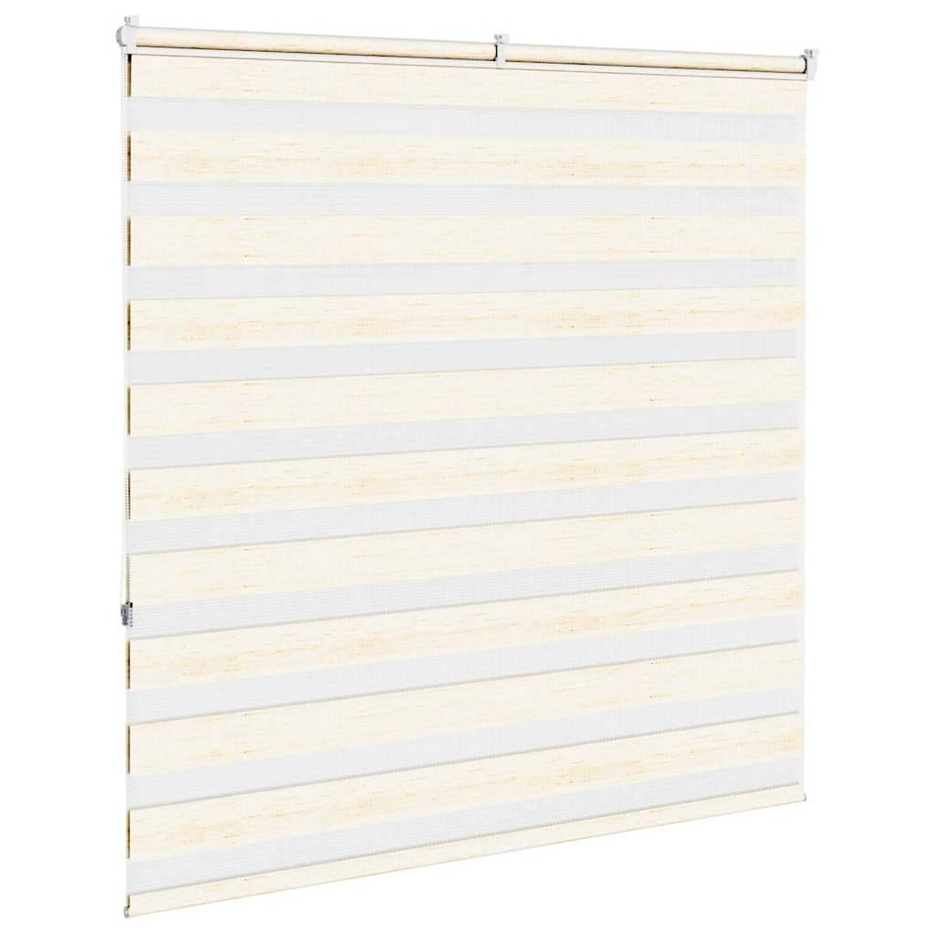 vidaXL Zebrarollo Marmorbeige 150x150cm Stoffbreite 145,9 cm Polyester