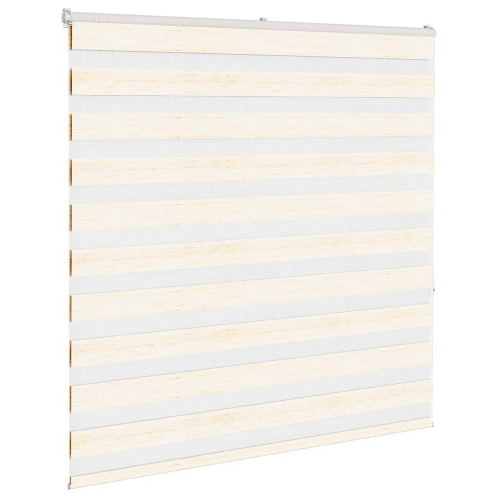vidaXL Zebrarollo Marmorbeige 150x150cm Stoffbreite 145,9 cm Polyester