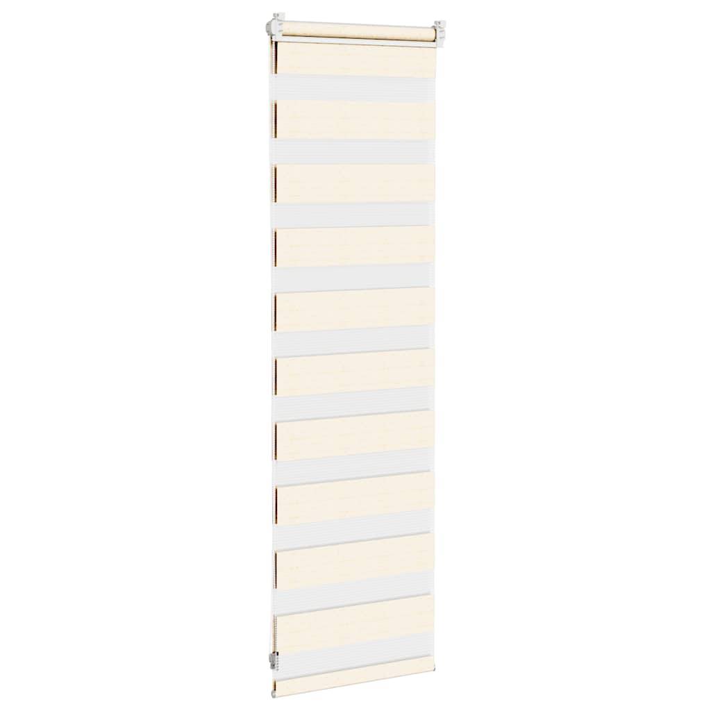 vidaXL Zebrarollo Marmorbeige 45x100 cm Stoffbreite 40,9 cm Polyester