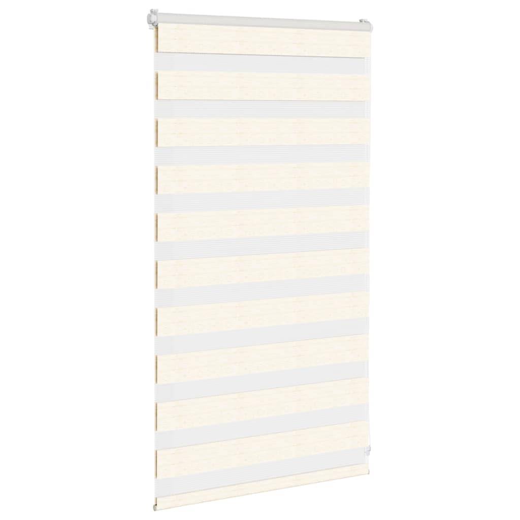 vidaXL Zebrarollo Marmorbeige 90x100 cm Stoffbreite 85,9 cm Polyester