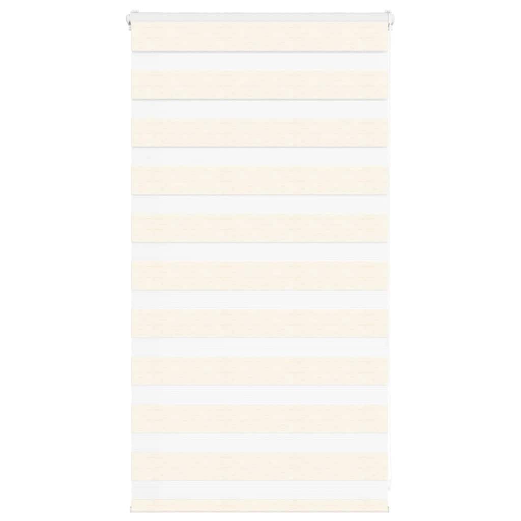 vidaXL Zebrarollo Marmorbeige 80x100 cm Stoffbreite 75,9 cm Polyester