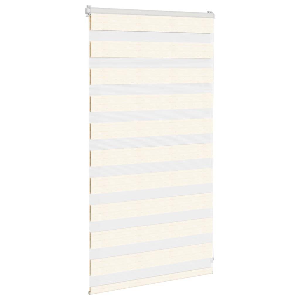 vidaXL Zebrarollo Marmorbeige 80x100 cm Stoffbreite 75,9 cm Polyester