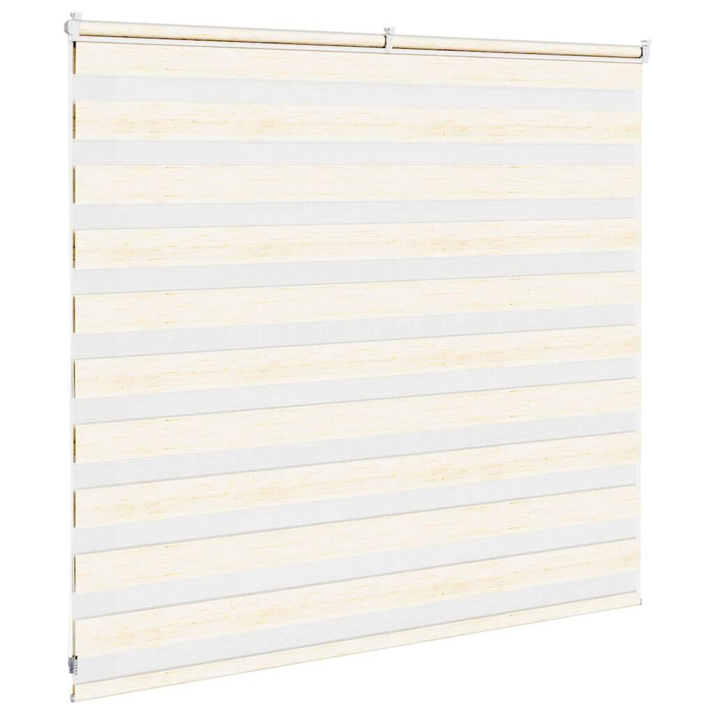 vidaXL Zebrarollo Marmorbeige 160x100cm Stoffbreite 155,9 cm Polyester
