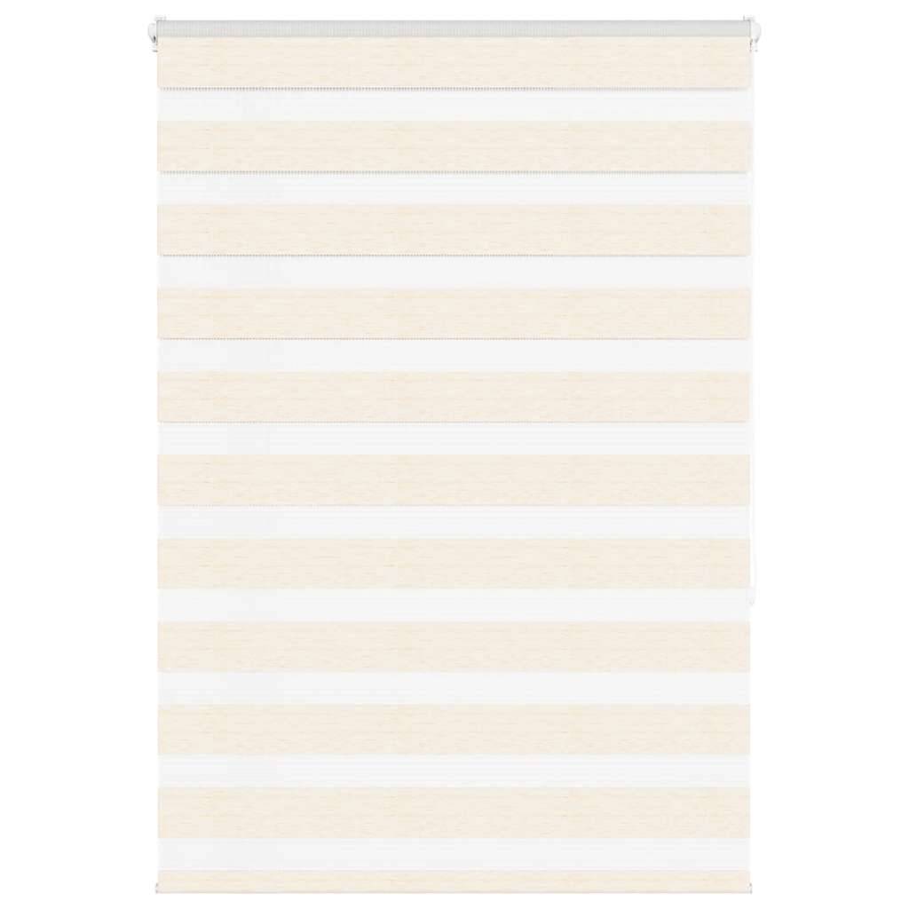 vidaXL Zebrarollo Marmorbeige 115x150cm Stoffbreite 110,9 cm Polyester