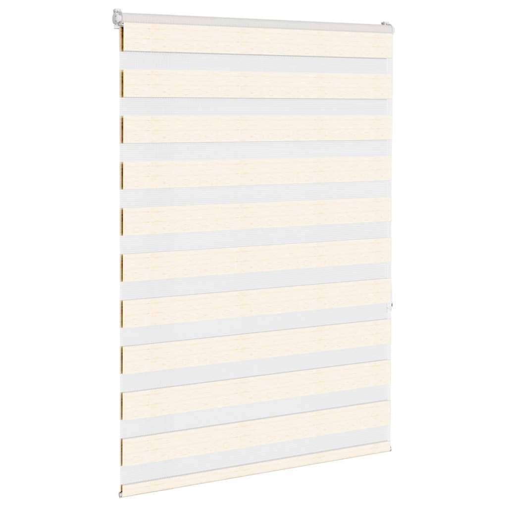 vidaXL Zebrarollo Marmorbeige 115x150cm Stoffbreite 110,9 cm Polyester