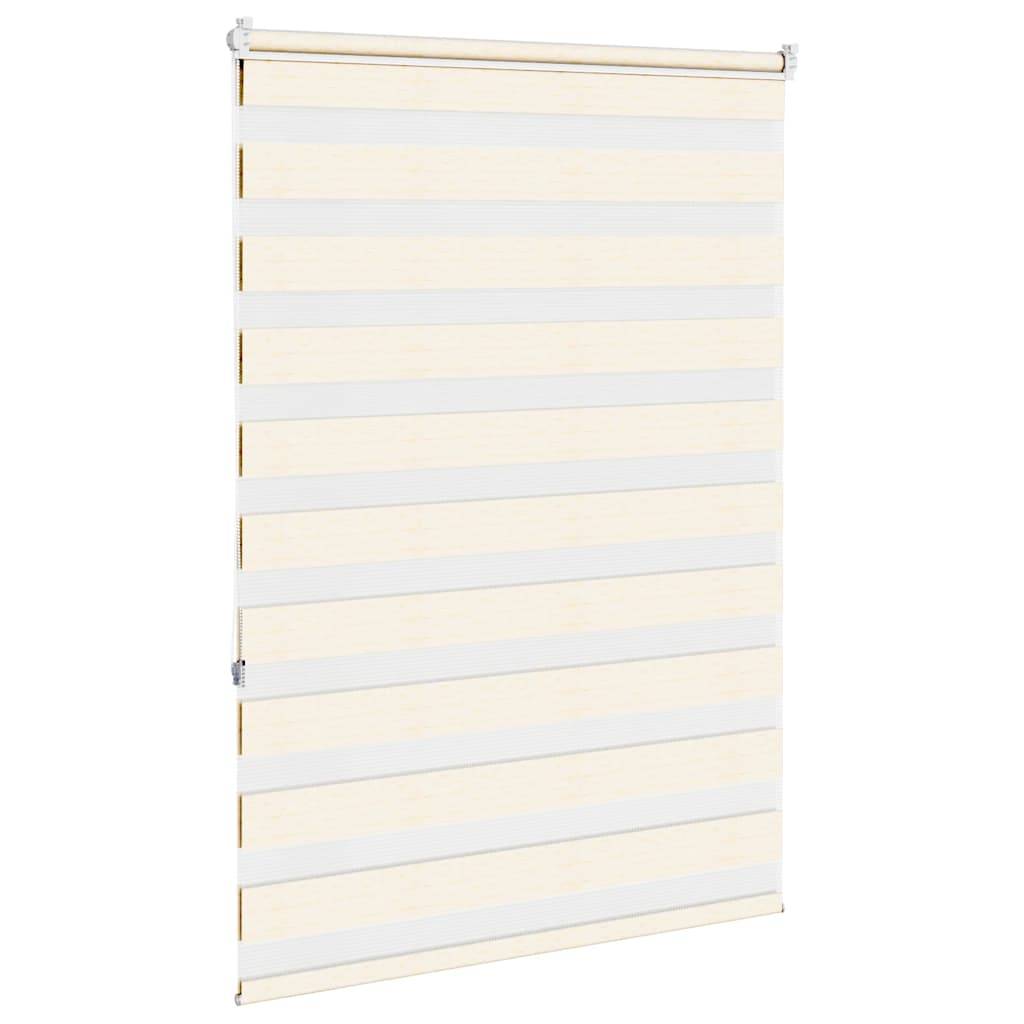 vidaXL Zebrarollo Marmorbeige 115x150cm Stoffbreite 110,9 cm Polyester