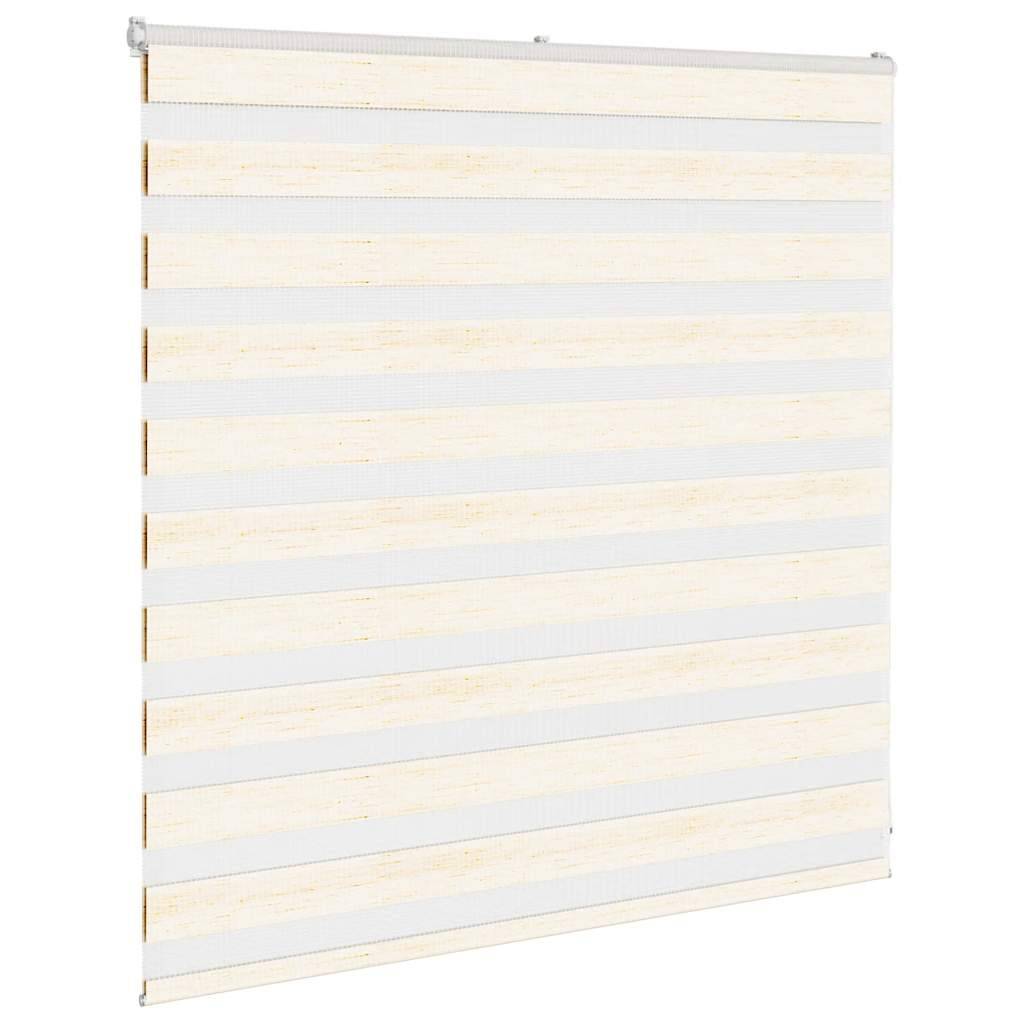 vidaXL Zebrarollo Marmorbeige 145x100cm Stoffbreite 140,9 cm Polyester