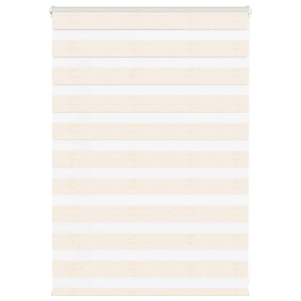vidaXL Zebrarollo Marmorbeige 115x100cm Stoffbreite 110,9 cm Polyester