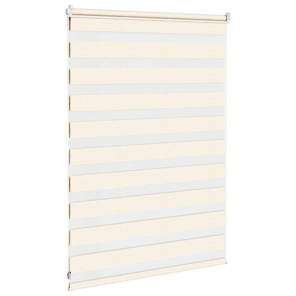 vidaXL Zebrarollo Marmorbeige 95x100 cm Stoffbreite 90,9 cm Polyester