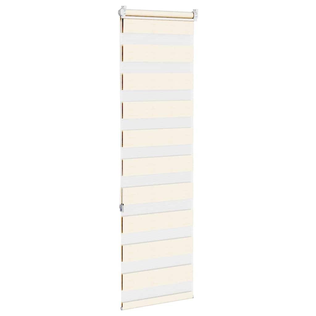 vidaXL Zebrarollo Marmorbeige 40x150 cm Stoffbreite 35,9 cm Polyester