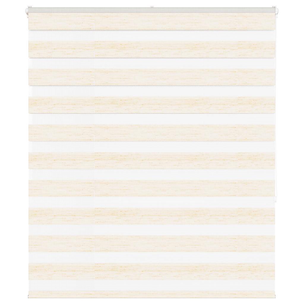 vidaXL Zebrarollo Marmorbeige 125x150cm Stoffbreite 120,9 cm Polyester