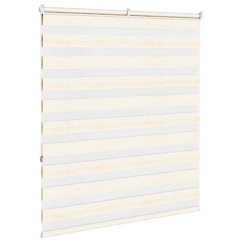 vidaXL Zebrarollo Marmorbeige 120x150cm Stoffbreite 115,9 cm Polyester